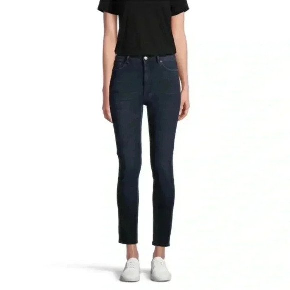 NWT Acne Studios Peg Jeans Blue Black - Picture 3 of 11